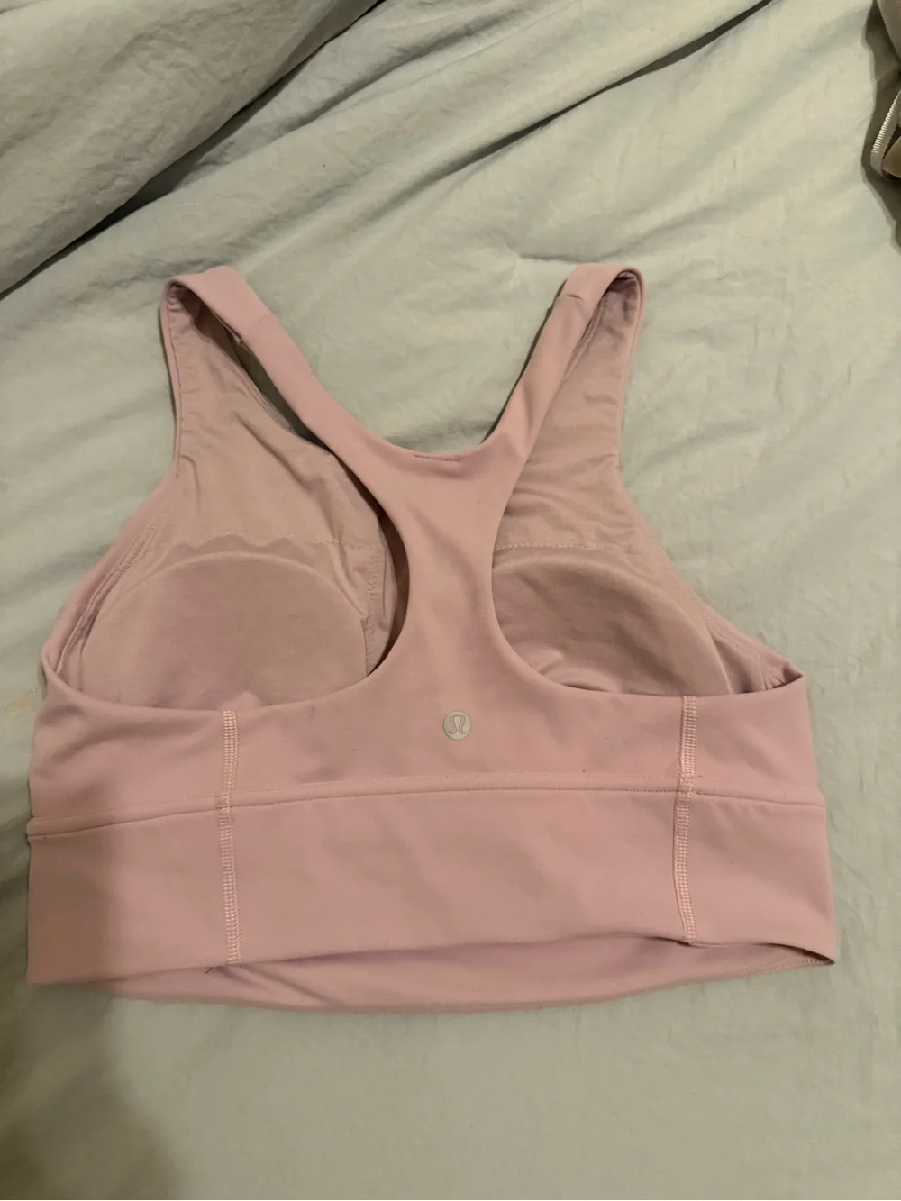 lululemon athletica Light Pink High-Neck Sports Bra